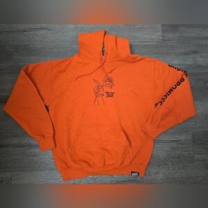 Broken Promises I Wish Things Could Be Different Orange Hoodie Size Medium